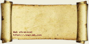 Janko Pavin vizit kartica